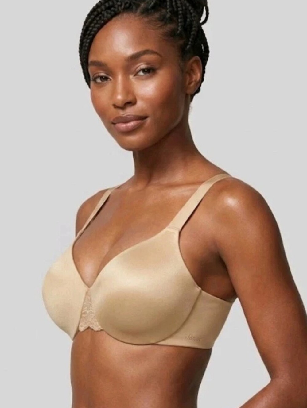 NWT! Soma Sensuous Sides Minimizer Tan Bra! Size 36D